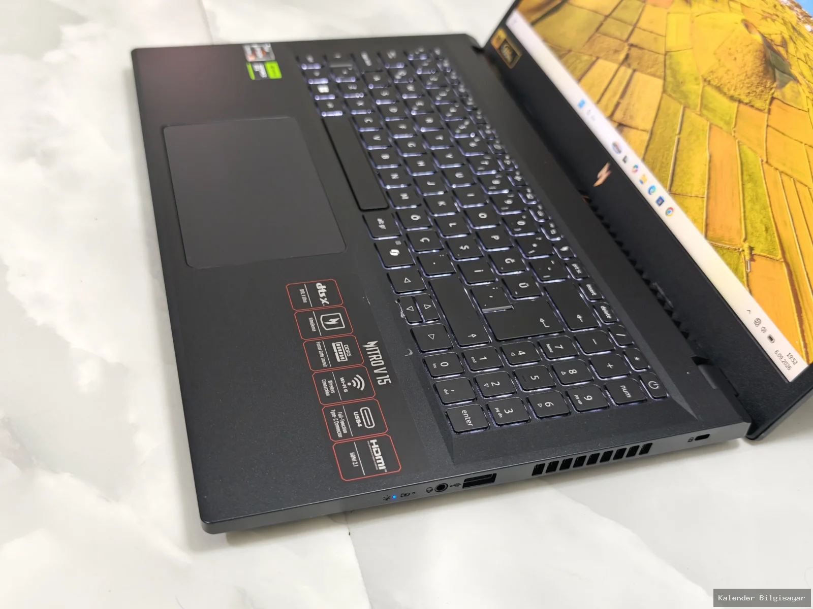 Acer Acer Ryzen 5 7535HS RTX 3050 6 GB 16 GB DDR5 RAM 512 GB SSD - Görsel 2