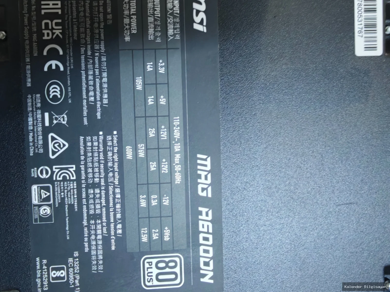 Ryzen 5 5600 RTX 4060 32 GB RAM 1 TB SSD - Görsel 6
