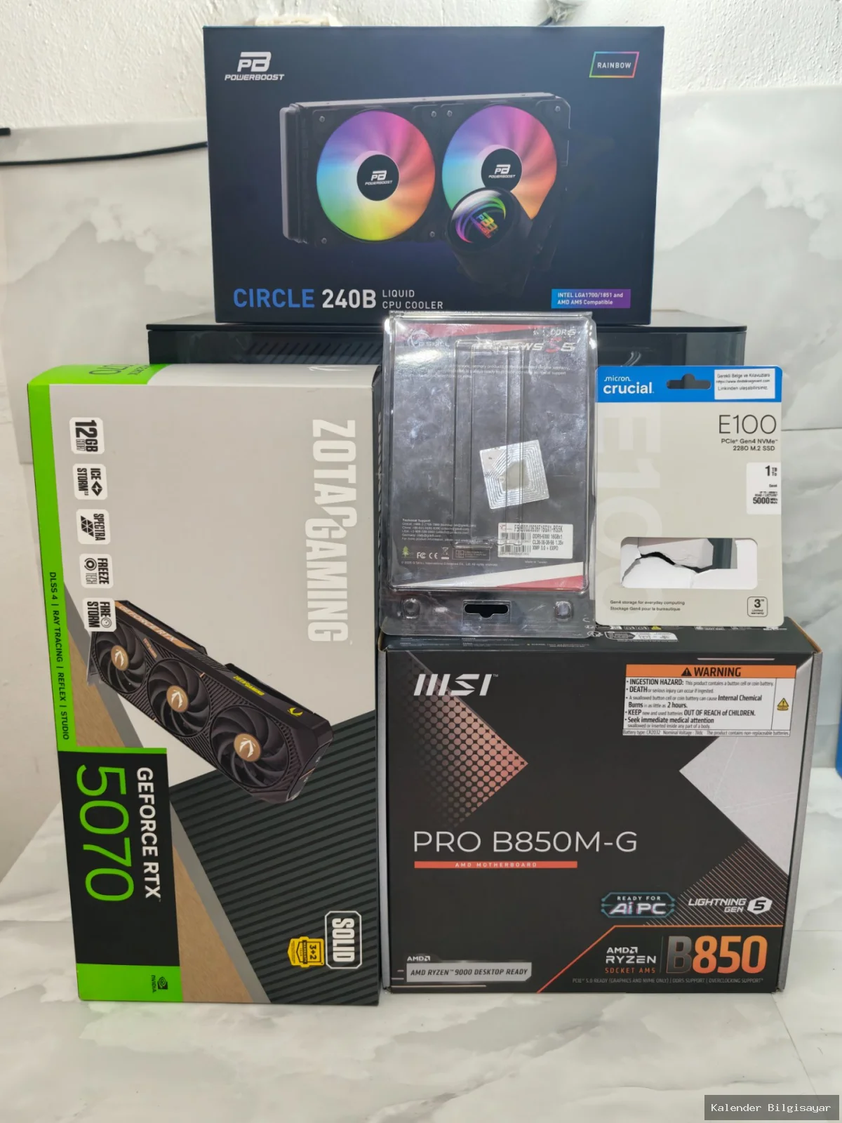 Ryzen 7 7800x3D RTX 5070 16 GB RAM 1 TB SSD Garantili - Görsel 6