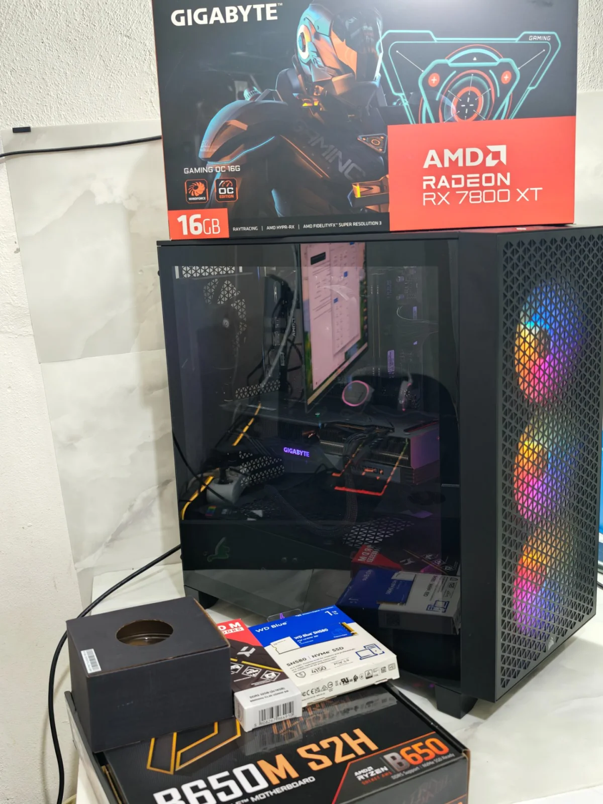 Ryzen 5 7600X RX 7800 XT 32 GB DDR5 RAM 1 TB SSD