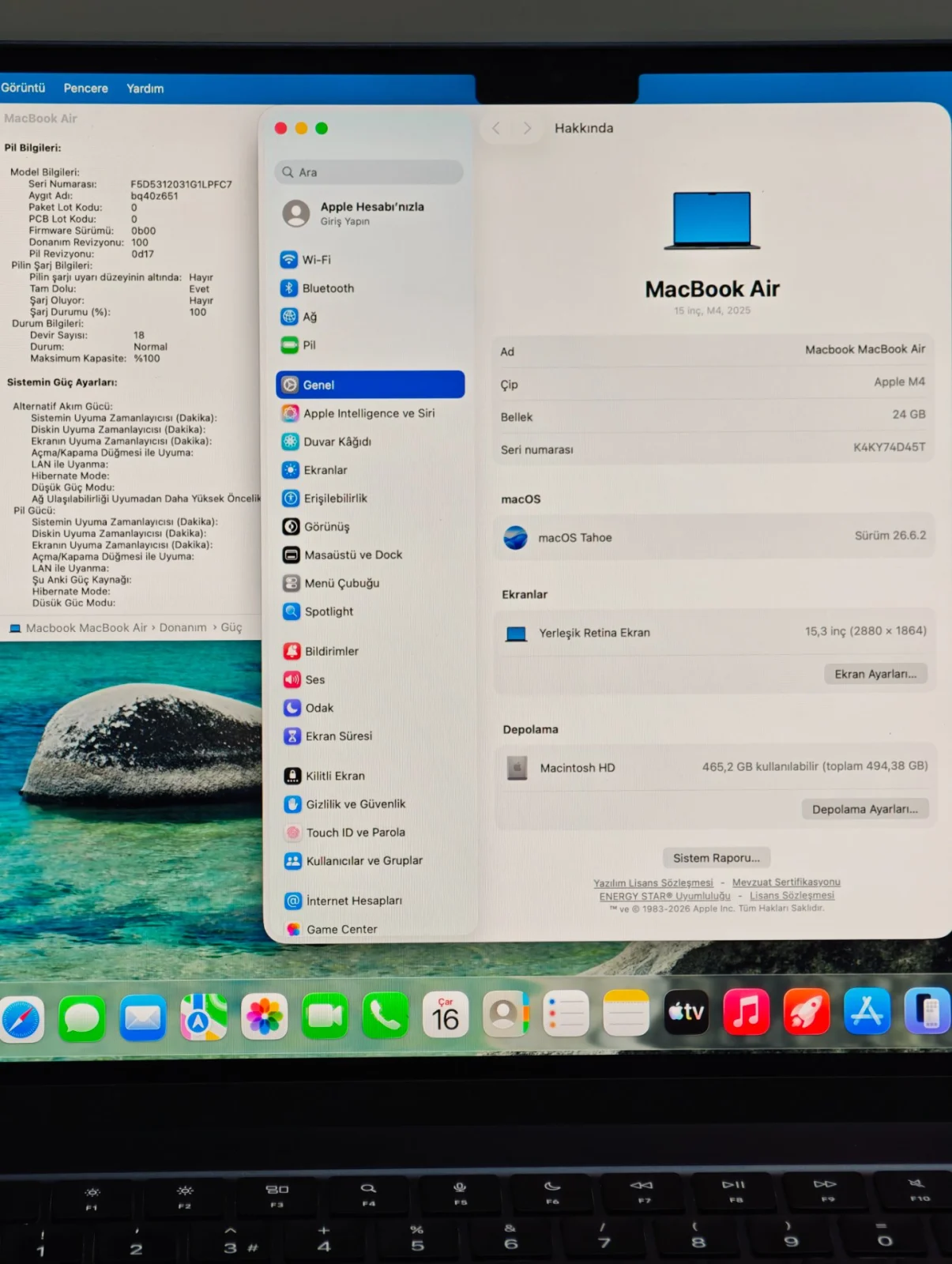 Apple MacBook Air M4 24 GB RAM 512 GB SSD 15 inç - Görsel 6
