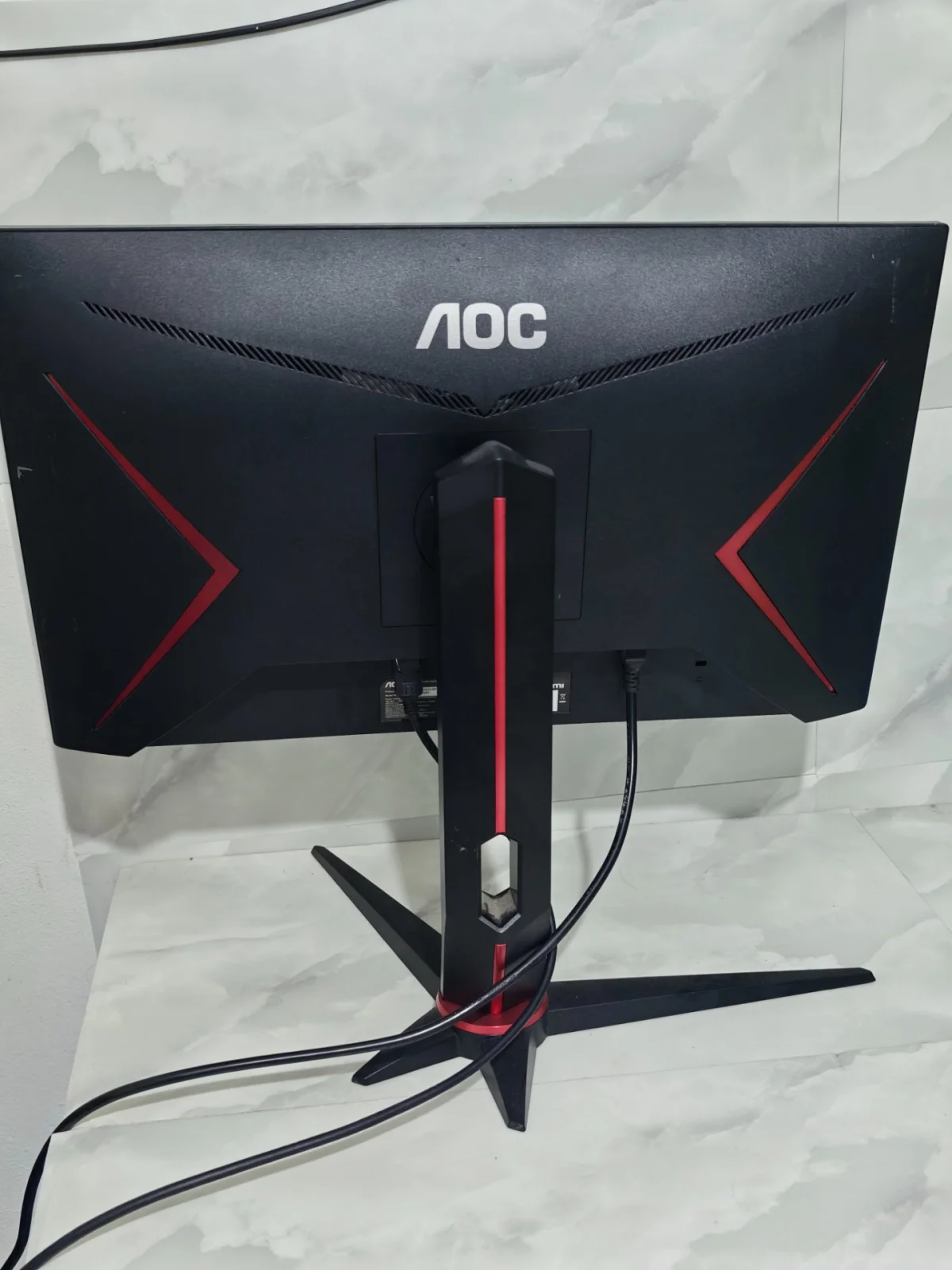AOC AOC 24G2U/Bk 23.8" Full HD 144 Hz 1 ms IPS Pivot Gaming Monitör - Görsel 2