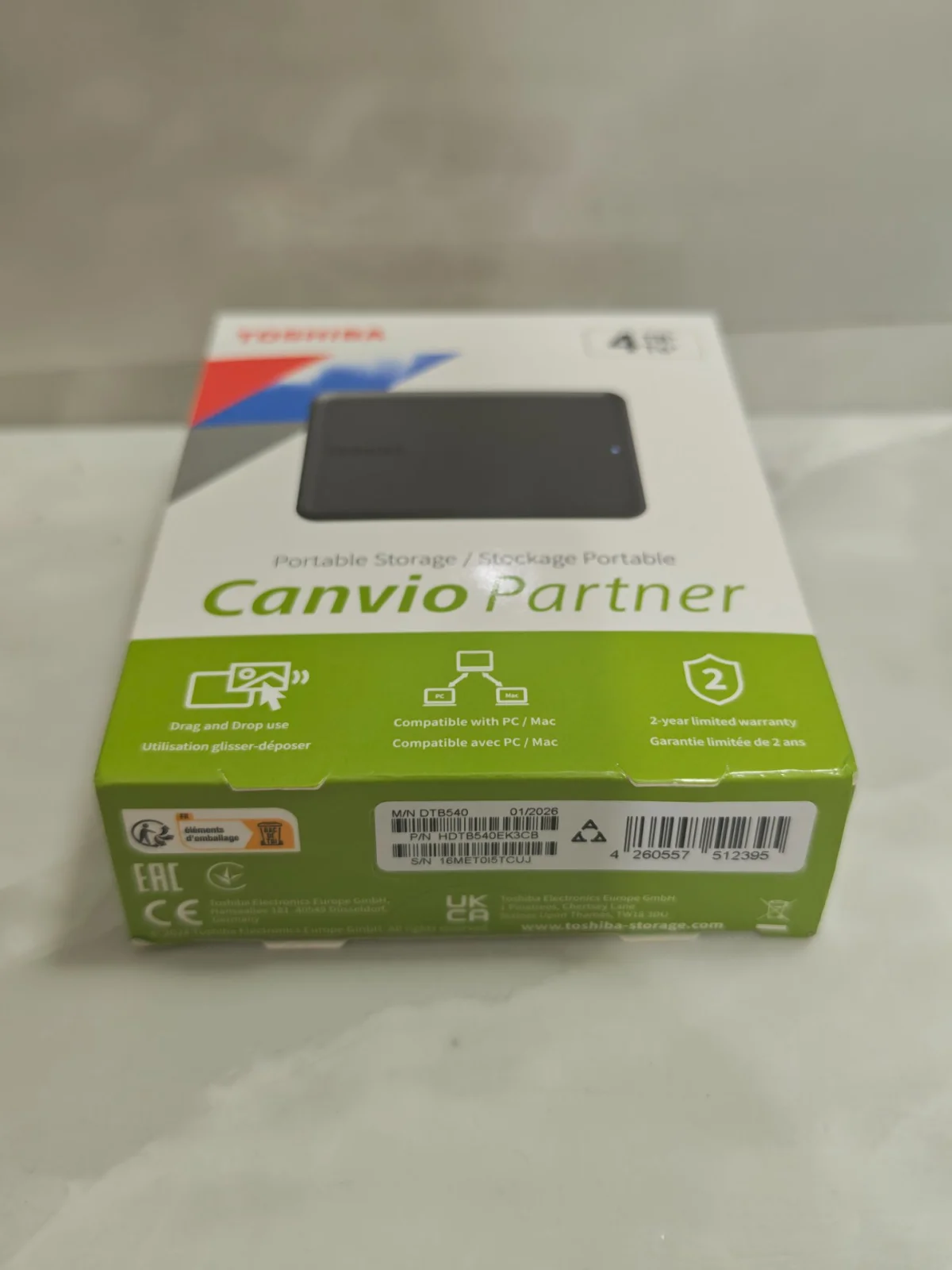 Toshiba Toshiba Canvio Basics 4 TB 2.5" USB 3.2 Taşınabilir Harici Harddisk - Görsel 2
