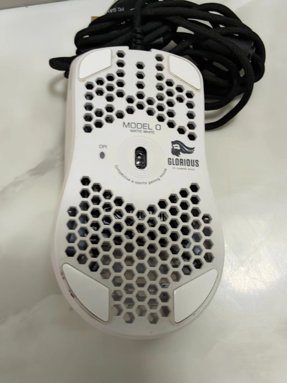 Glorious Glorious Model O Matte White RGB 12000 Dpi Kablolu Gaming Mouse - Görsel 2