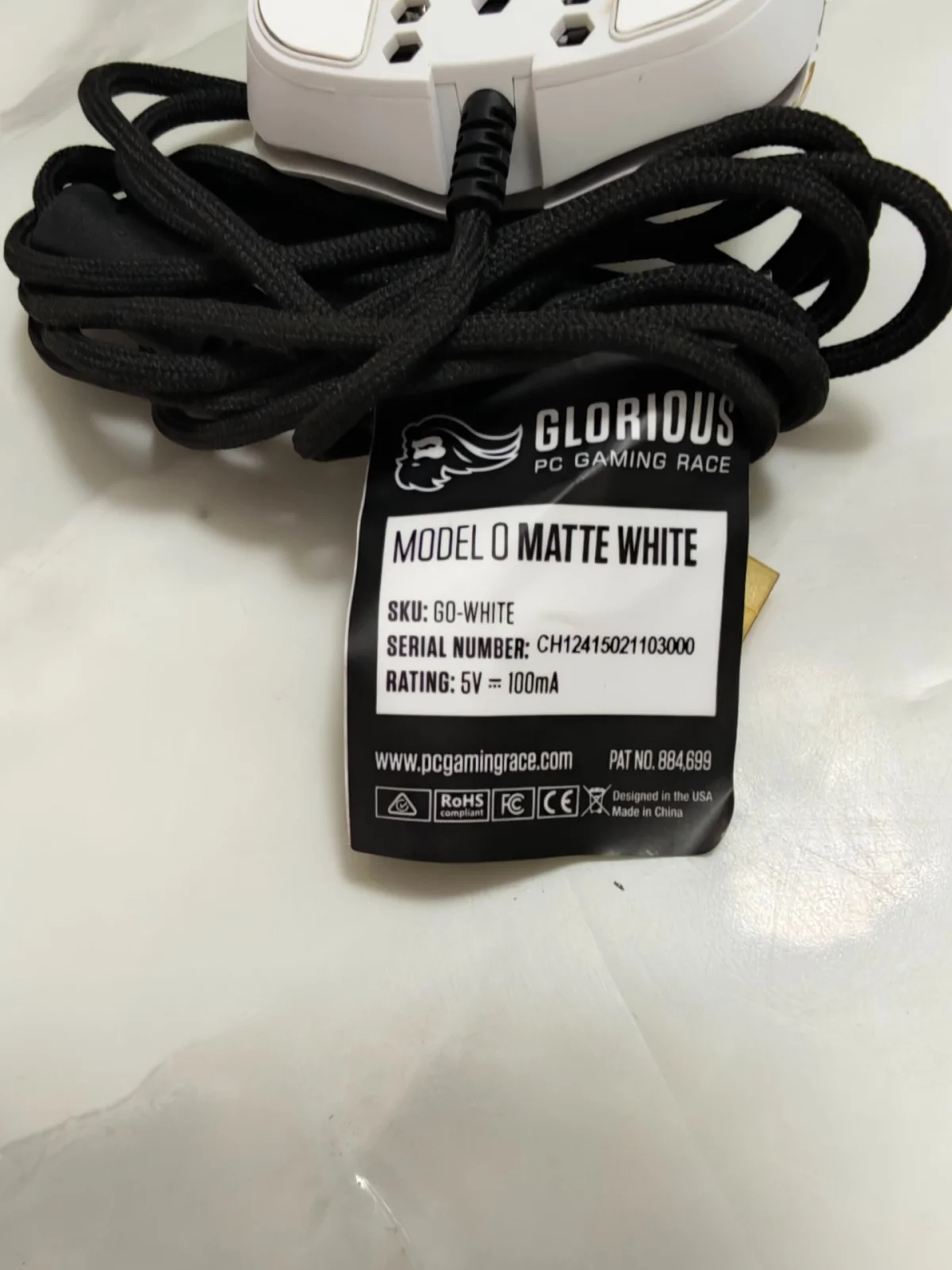 Glorious Glorious Model O Matte White RGB 12000 Dpi Kablolu Gaming Mouse - Görsel 3
