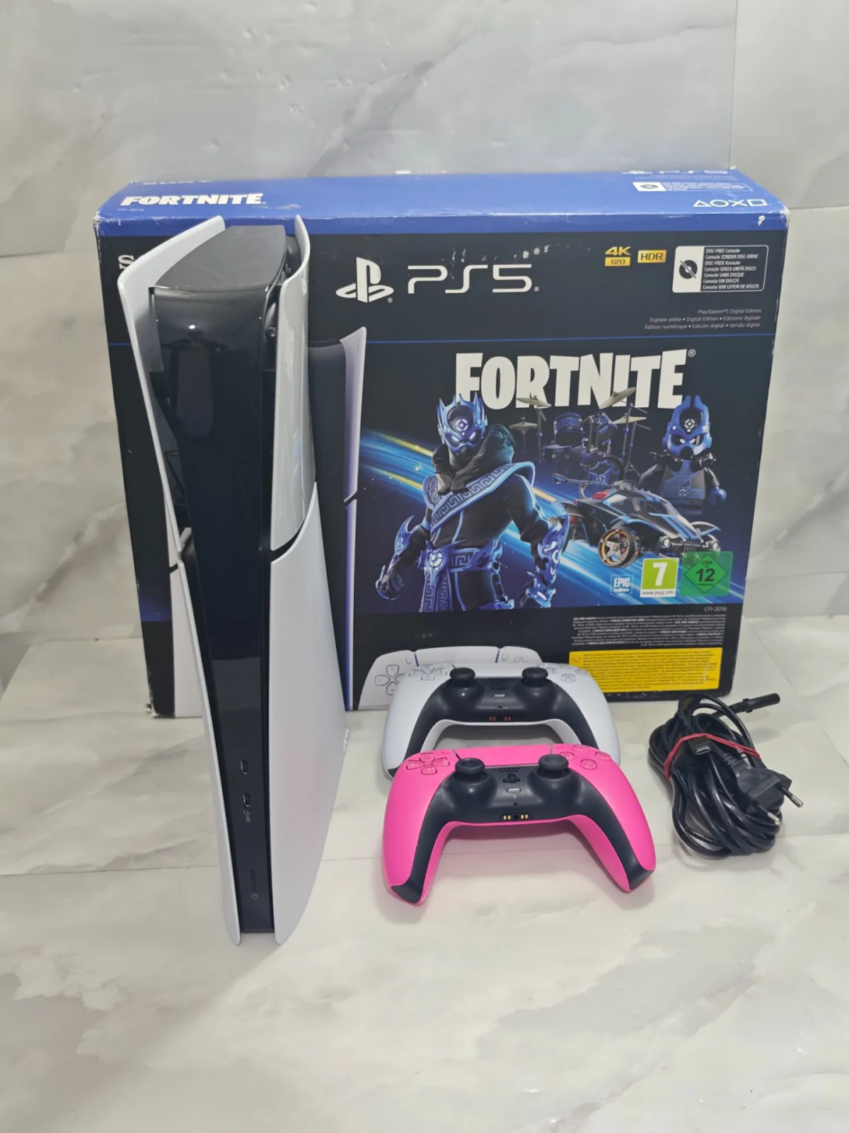 İkinci El Sony Sony PlayStation 5 Slim Digital Edition 1 TB CFI-2016 Fortnite Bundle - Görsel 1