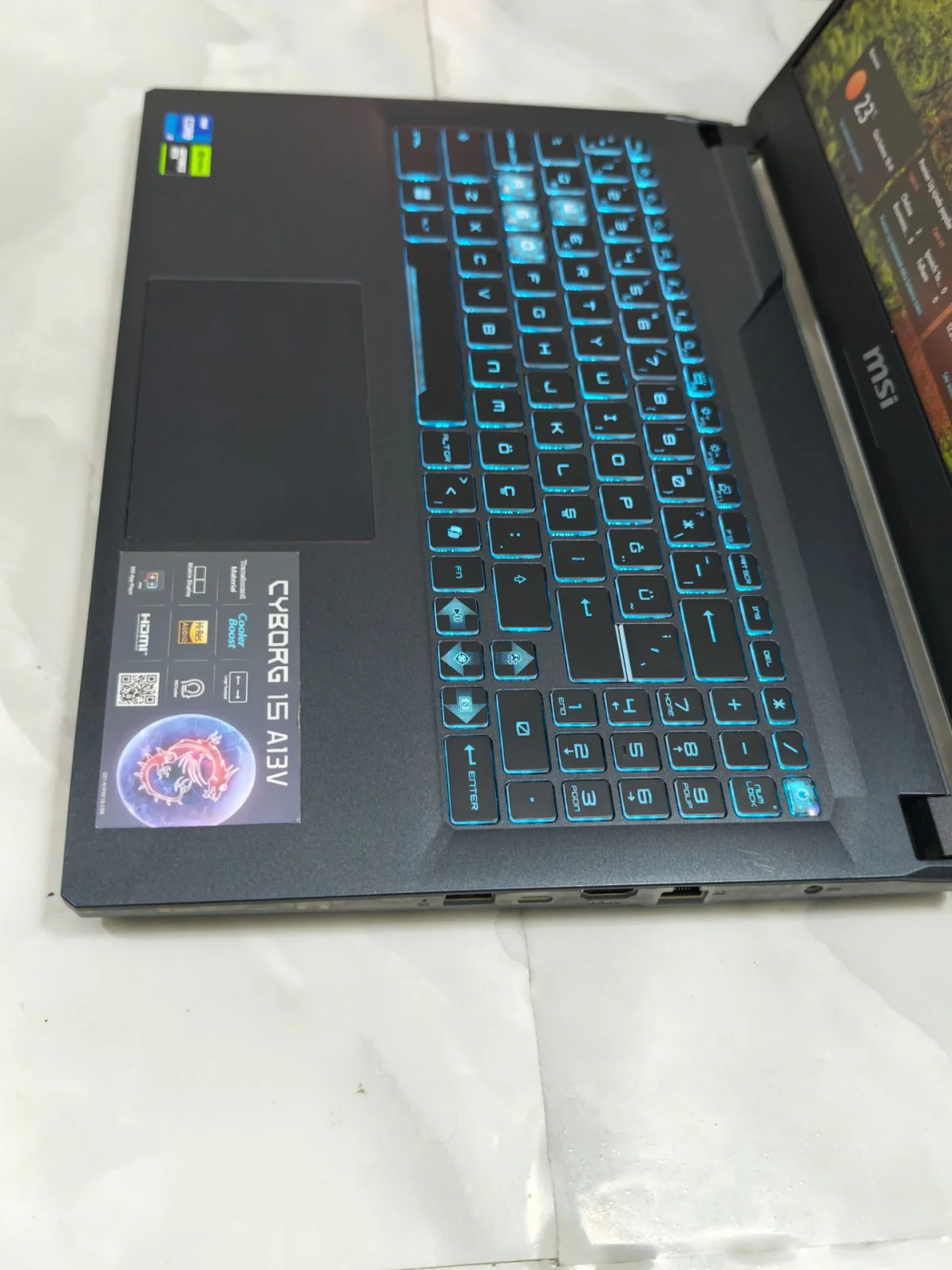 MSI MSI Cyborg 15 A13VF-893XTR i7 13620H RTX 4060 16 GB RAM 512 GB SSD - Görsel 2