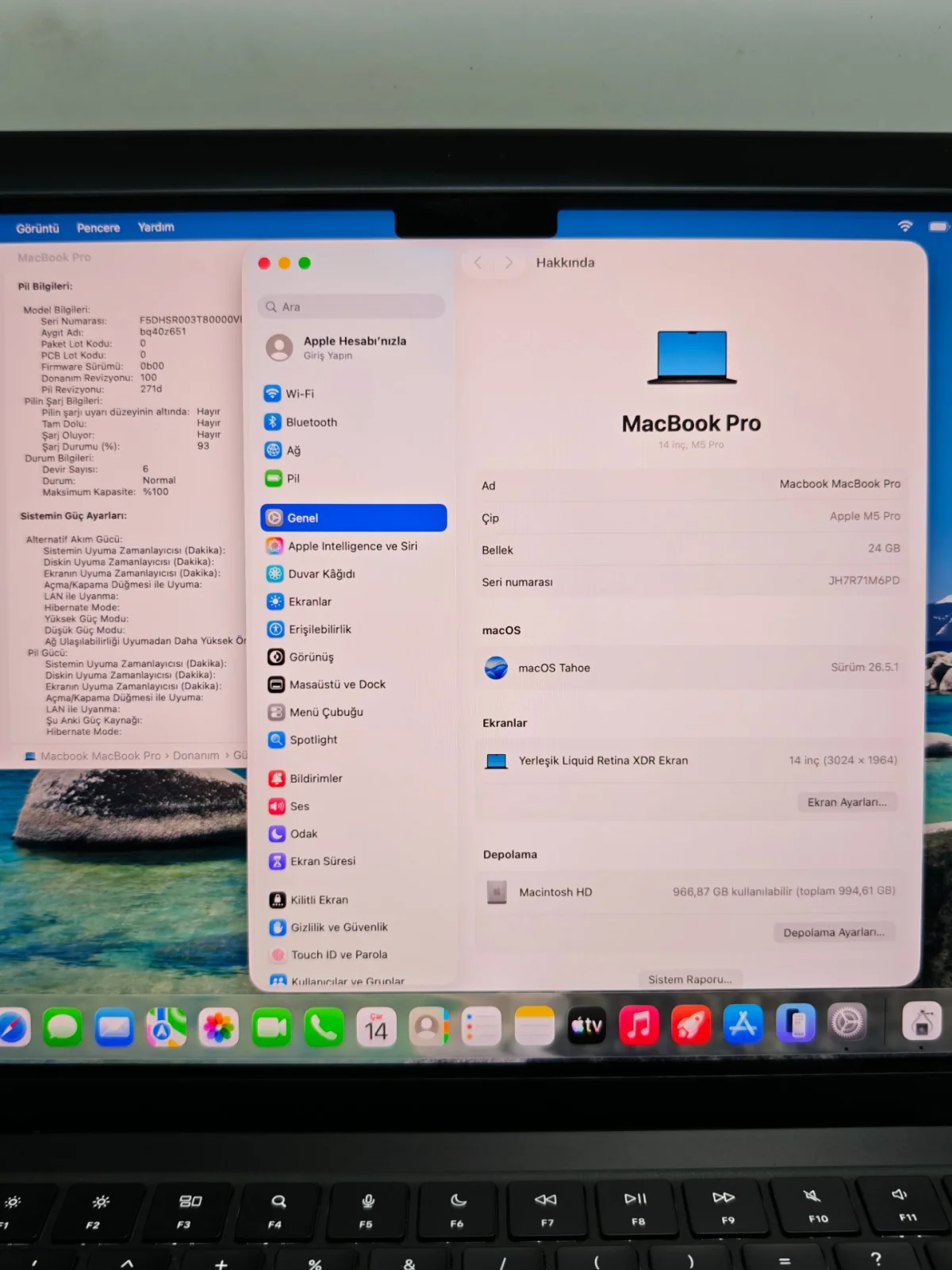 Apple Apple MacBook Pro 14" M5 Pro 24 GB 1 TB SSD Uzay Siyah - Görsel 6